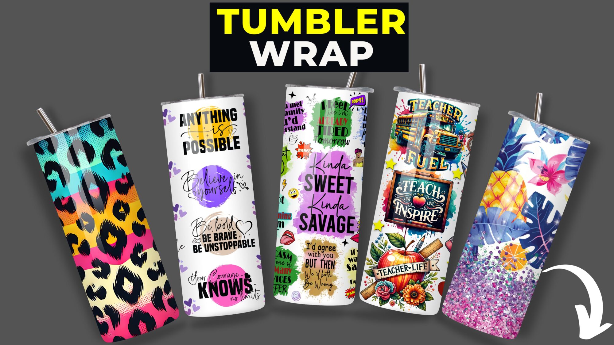 Tumbler Wrap design